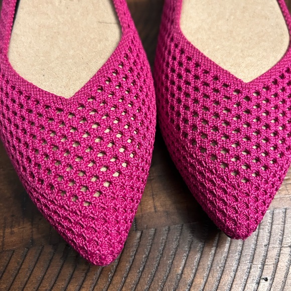 Rothy's Fuchsia Knit Flats - Picture 3 of 7